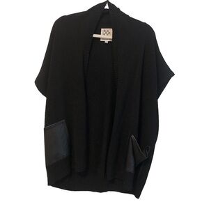 Barbara Wells Studio Pittsburg PA Leather Pocket Vest Medium